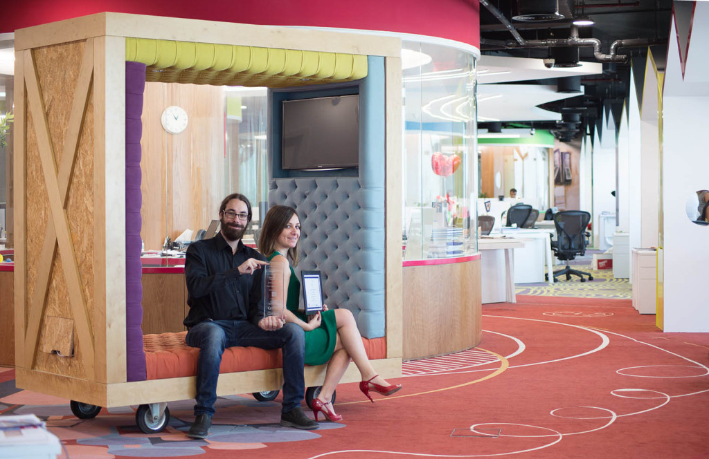 Giulio and Alessandra in Viola HQ